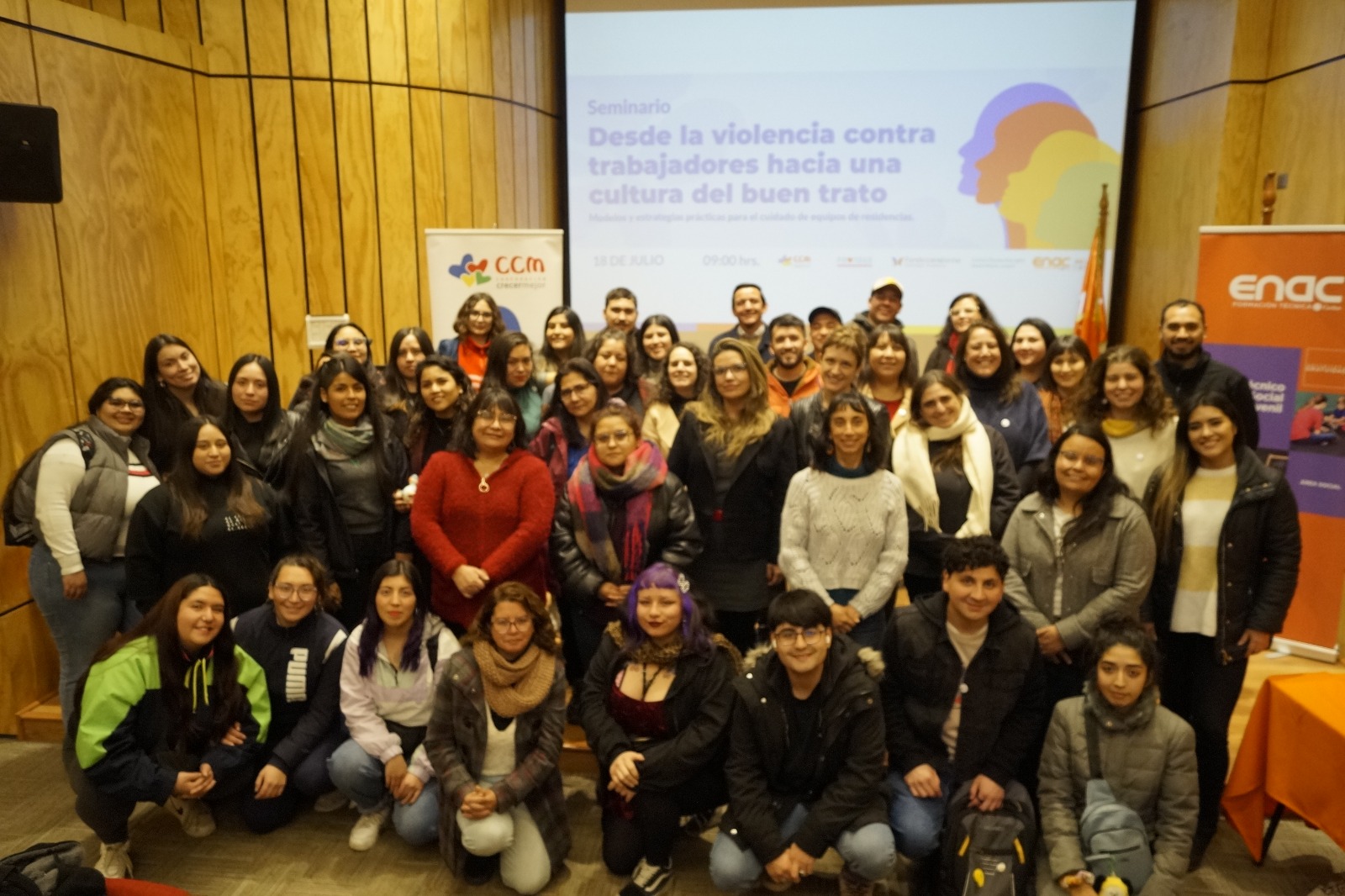 Con éxito se realizó Seminario «Desde la violencia contra trabajadores hacia una cultura del buen trato: modelos y estrategias prácticas para el cuidado de equipos de residencias»